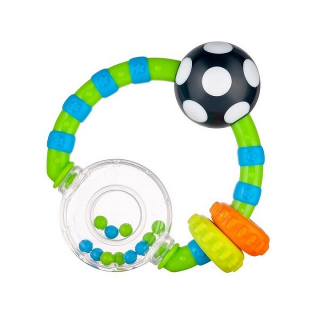 CANPOL BABY RAT WITH COLORFUL BEADS - GREEN